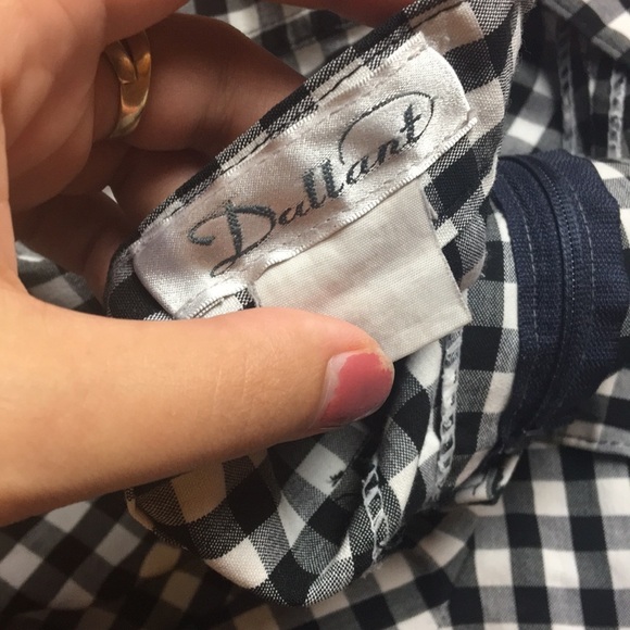 VINTAGE GINGHAM PLAID CROP PANTS - Picture 4 of 7